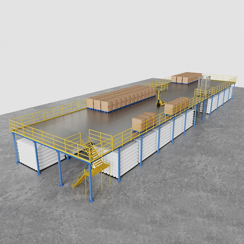 HEGERLS designed the steel platform for this apparel warehouse