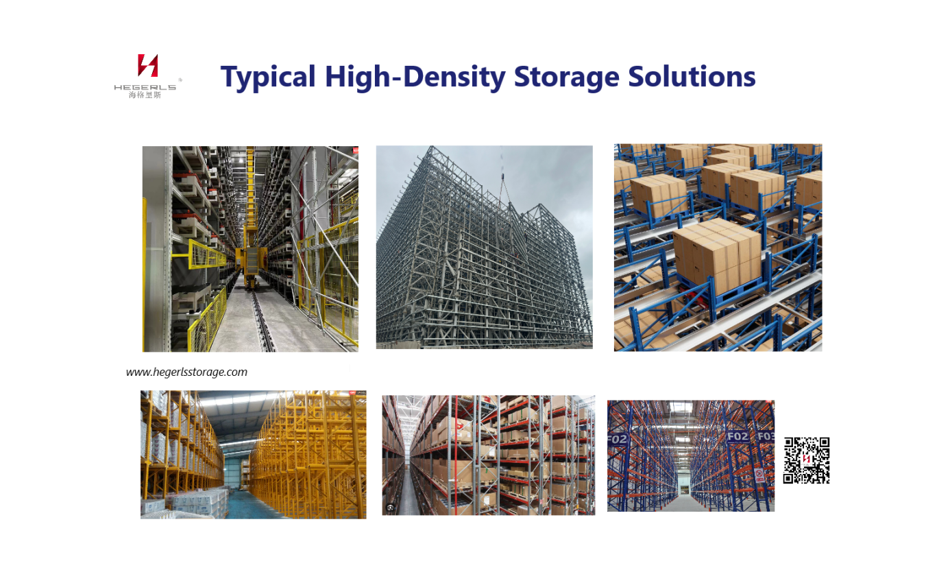High-density storage solution for industrial logistics