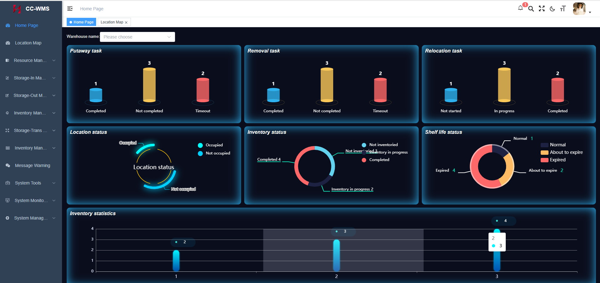 HEGERLS CC-WMS Warehouse Management System