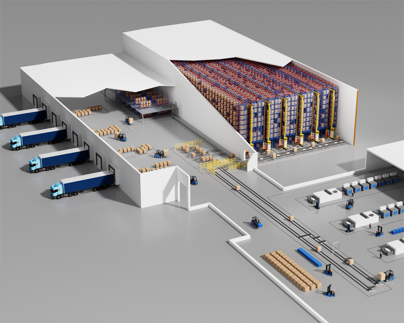 Ultra-flexible, ultra-dense and ultra-efficient intelligent warehousing system by HEGERLS