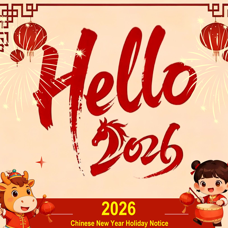 Season’s Greetings & Chinese New Year Holiday Notice