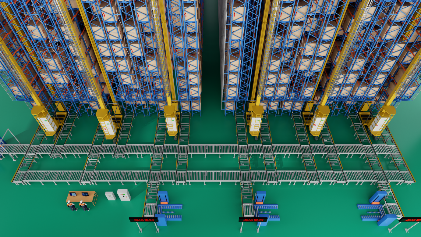 Stacker Cranes ASRS warehouse system