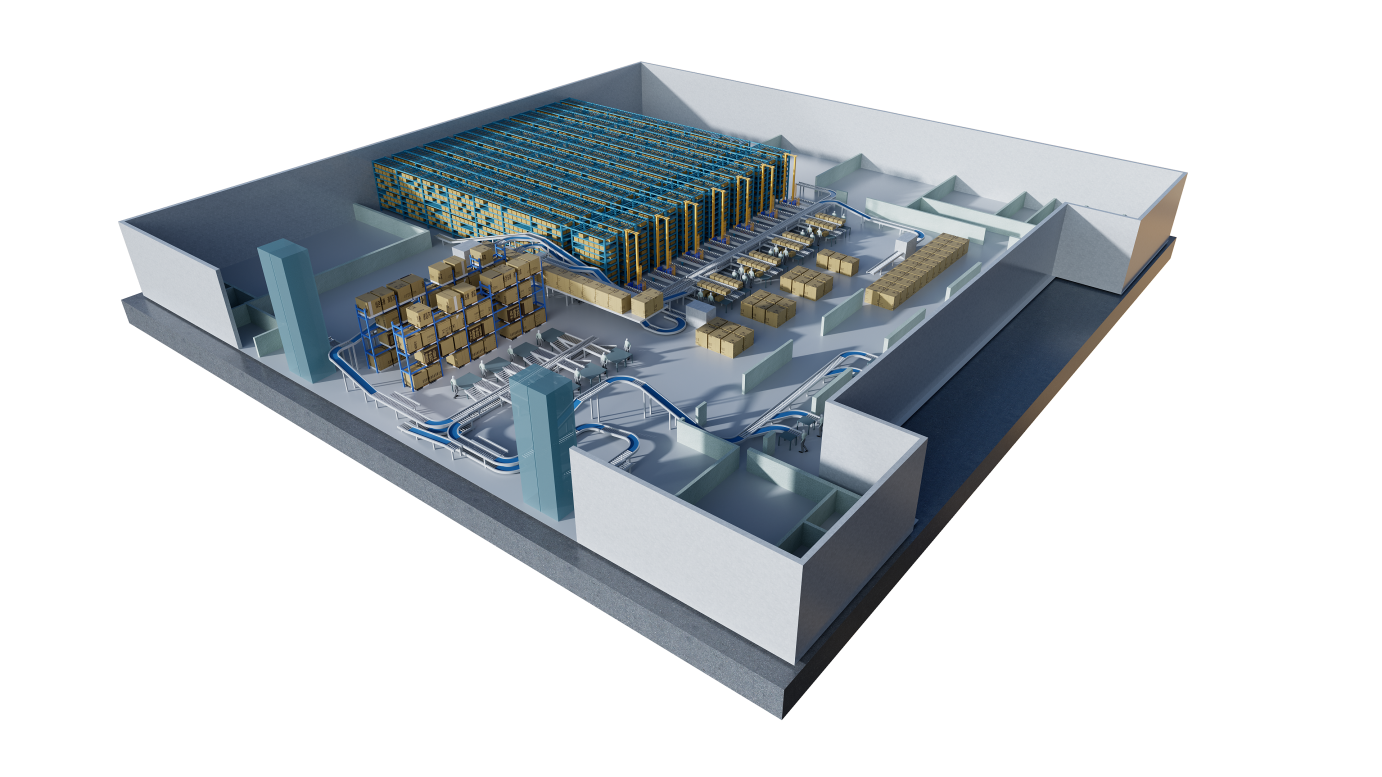 ASRS Warehouse Design from HEGERLS