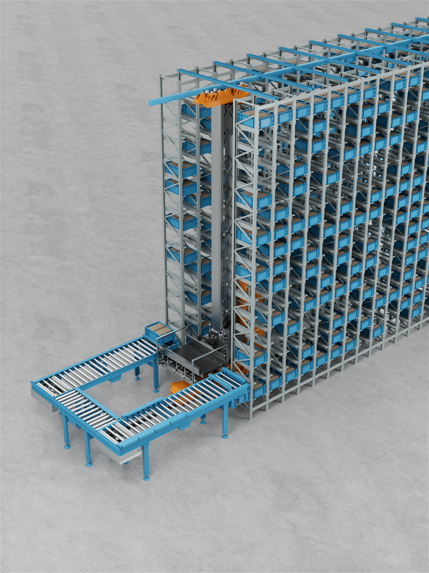 Mini load stacker cranes ASRS system Mini load stacker cranes ASRS system