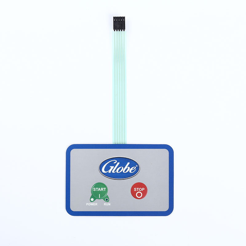 Interruptor de membrana con retroiluminación LED