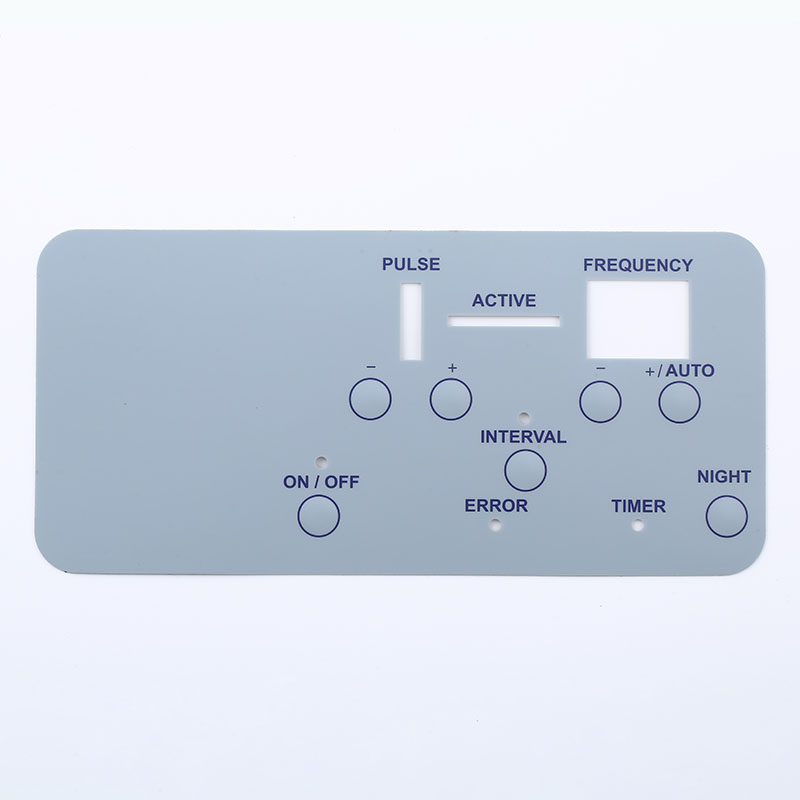 Panel de interruptores de membrana