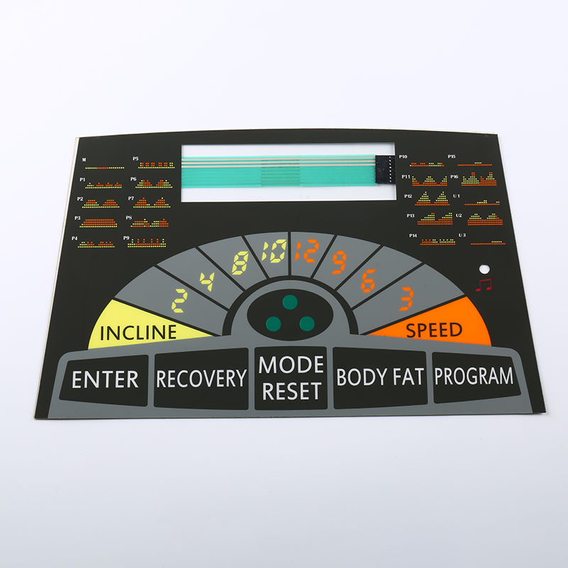 Panel de interruptores de acrílico de vidrio