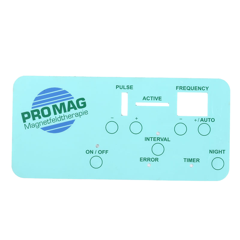 Panel de interruptores de membrana