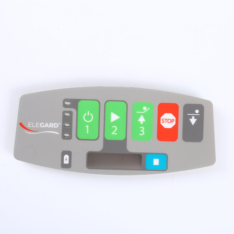 Panel de control de membrana del interruptor de cúpula