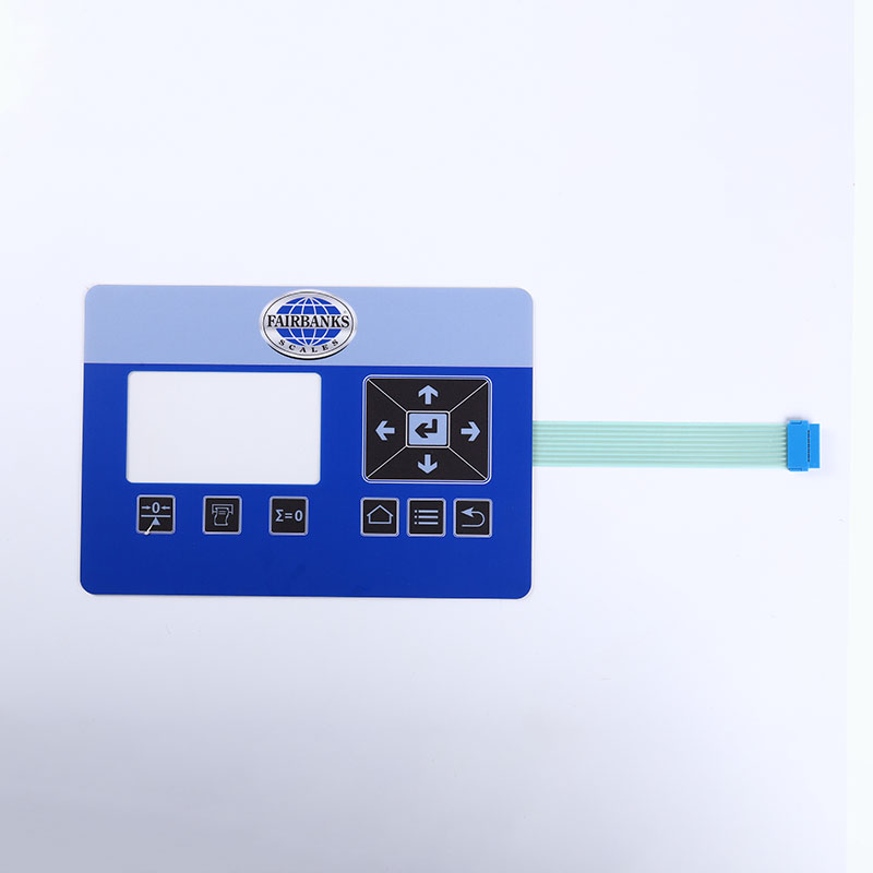 Panel de interruptores de membrana serigrafiada de PVC