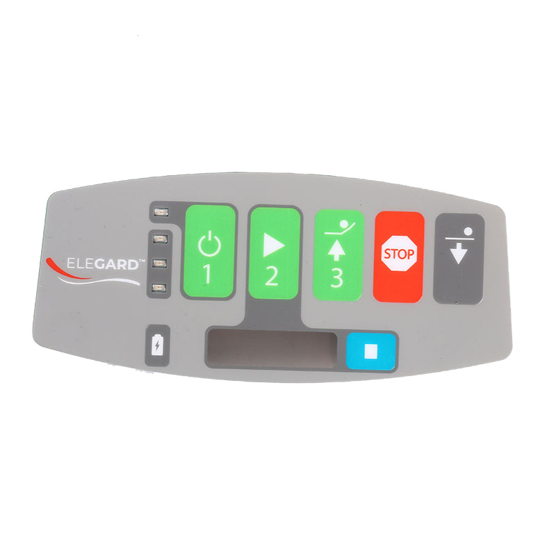 Teclado de membrana de la cinta de correr