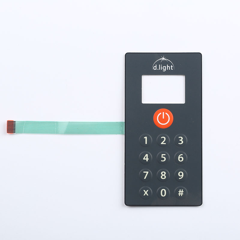 Teclado de membrana de ventana digital