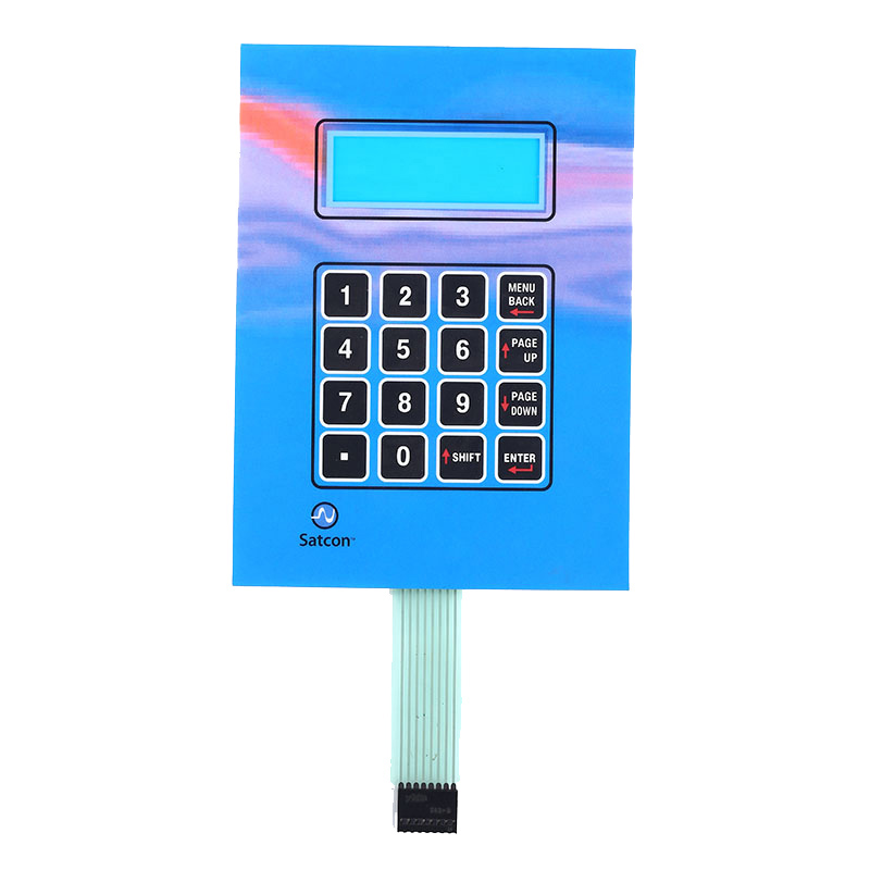 Teclado de membrana de ventana digital