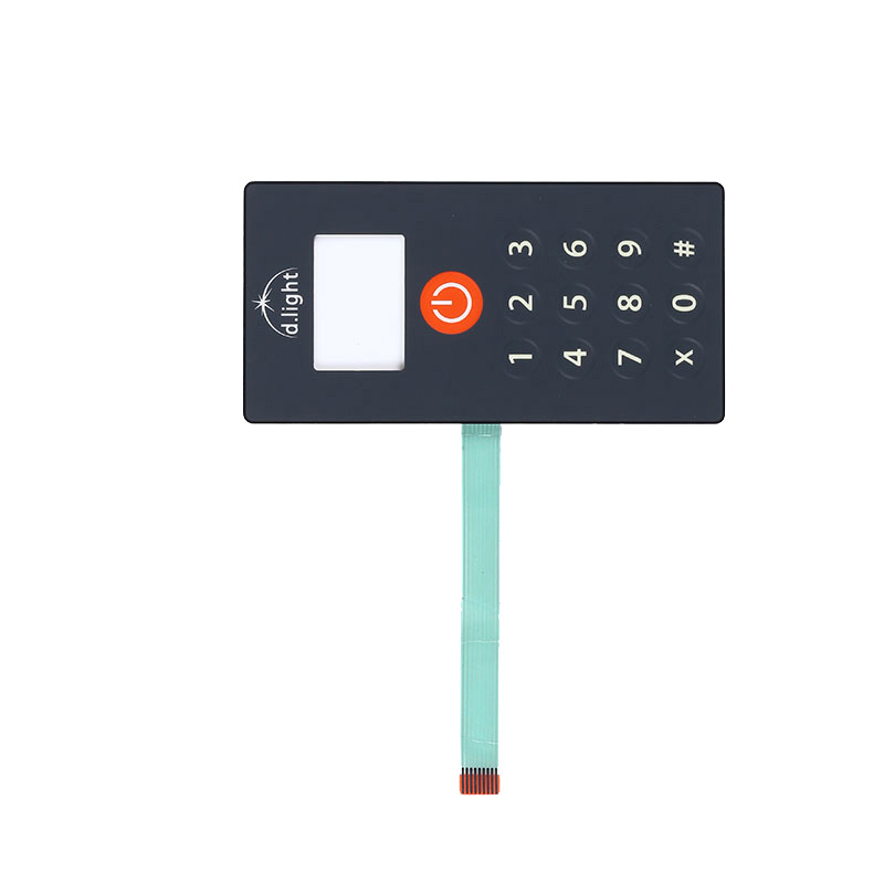 Teclados de membrana esmerilados con relieve