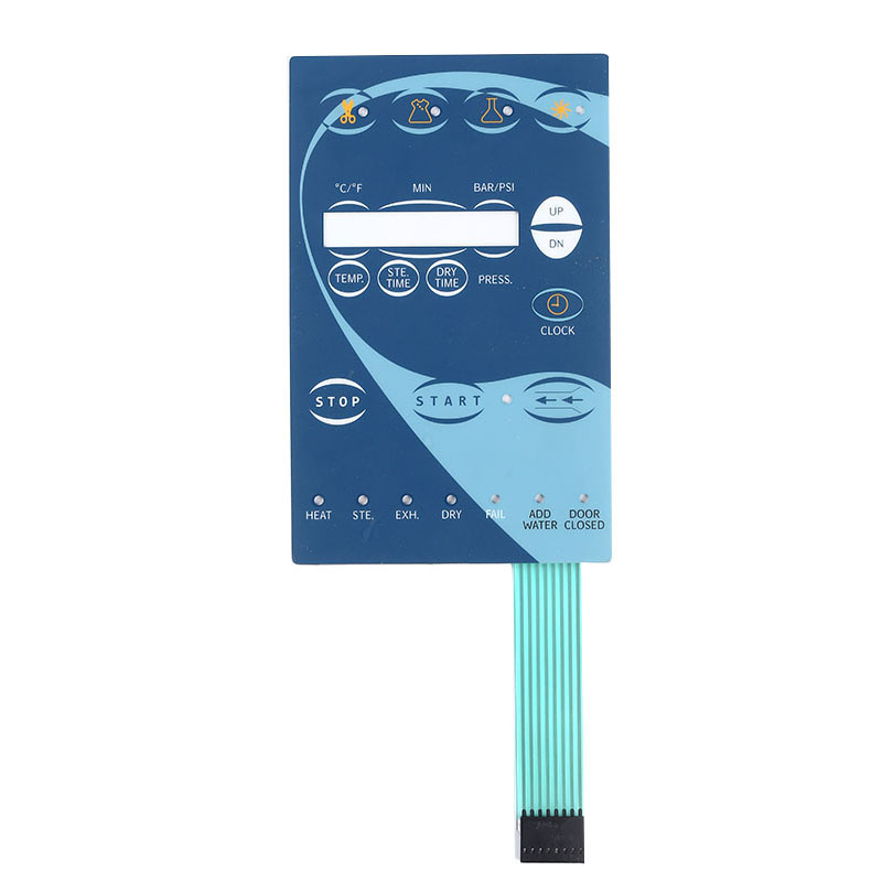 Interruptor electrónico de membrana con pantalla táctil