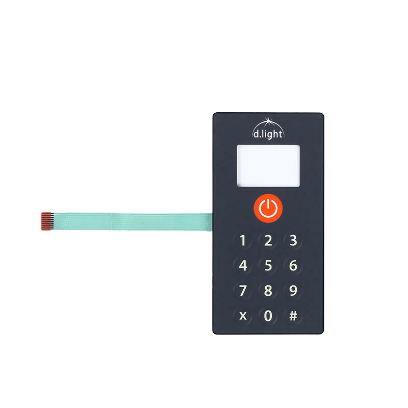 Teclados de membrana esmerilados con relieve