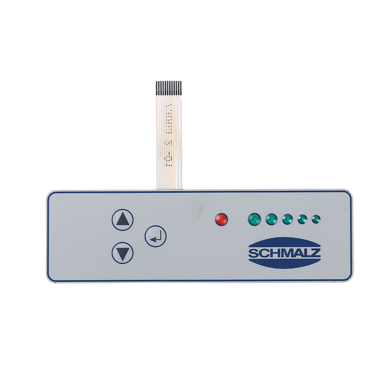 Teclado de membrana con pantalla LED