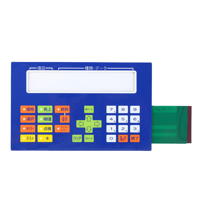 Teclado de membrana flexible