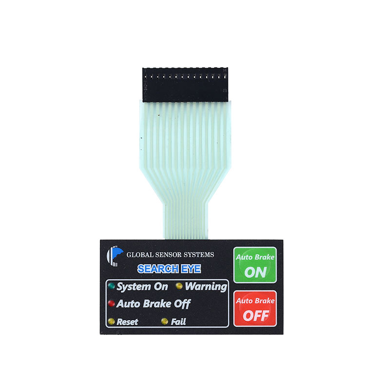 Teclado de membrana con pulsadores