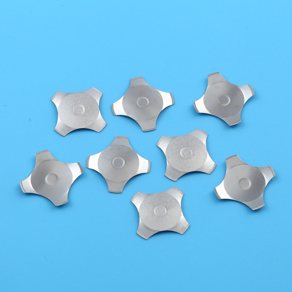 Cross-shaped metal dome