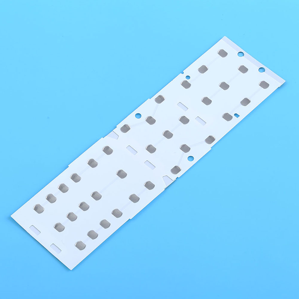 Double-layer structure remote control with metal dome array