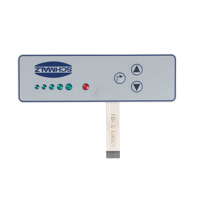 LED backlighting membrane switch