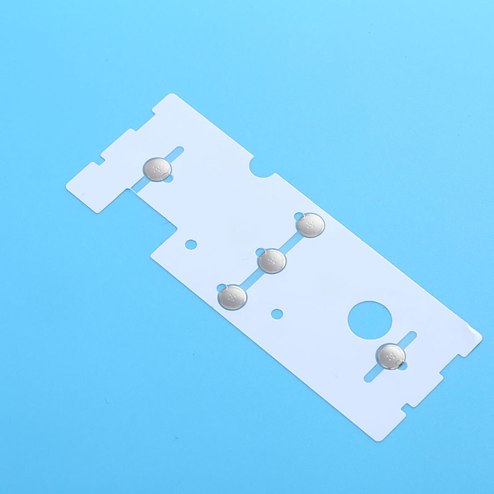 Double-layer structure waist-shaped metal dome array