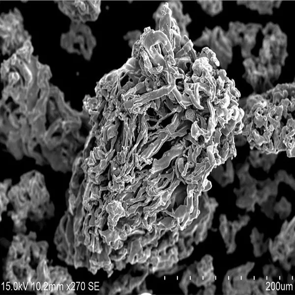 Hydrogen reduced low apparent density high Specific surface area iron powders used for friction brake pads prodution
