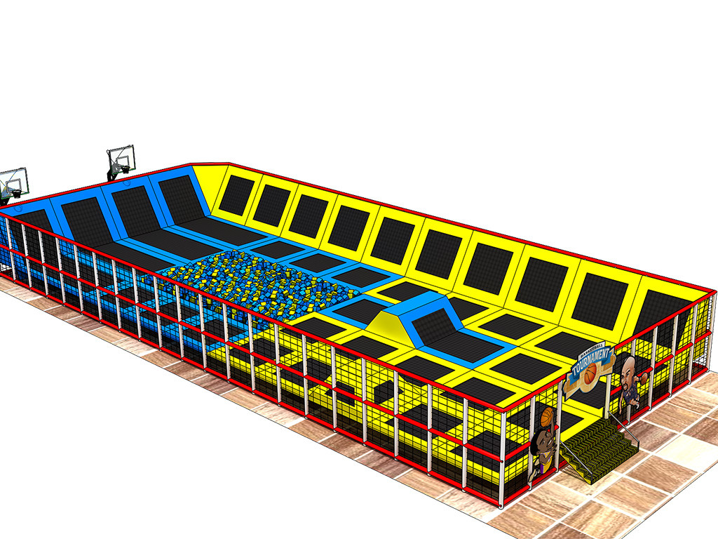 Indoor Trampoline Play Equipment