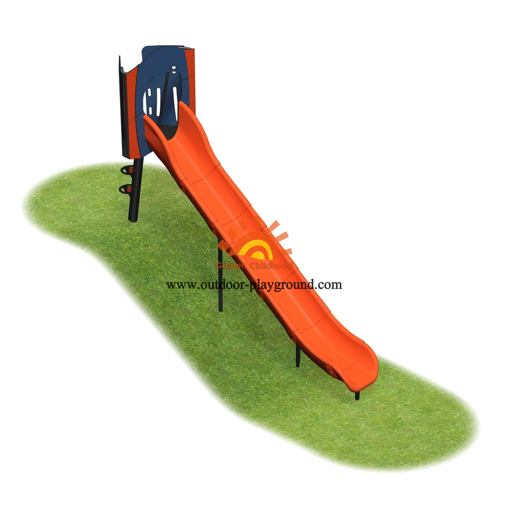 Freestanding playground slide