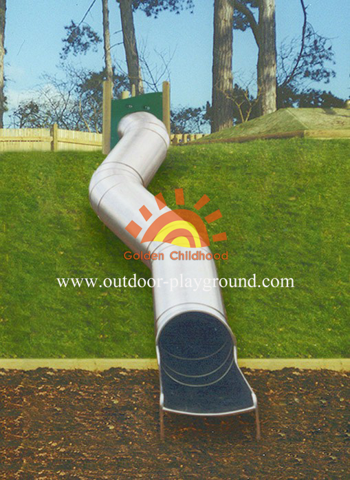 Outdoor Tube Freestanding Slide