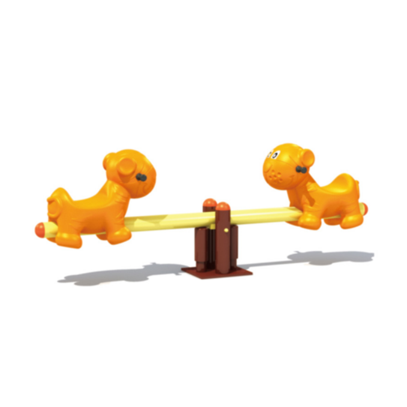 Children playground seesaw