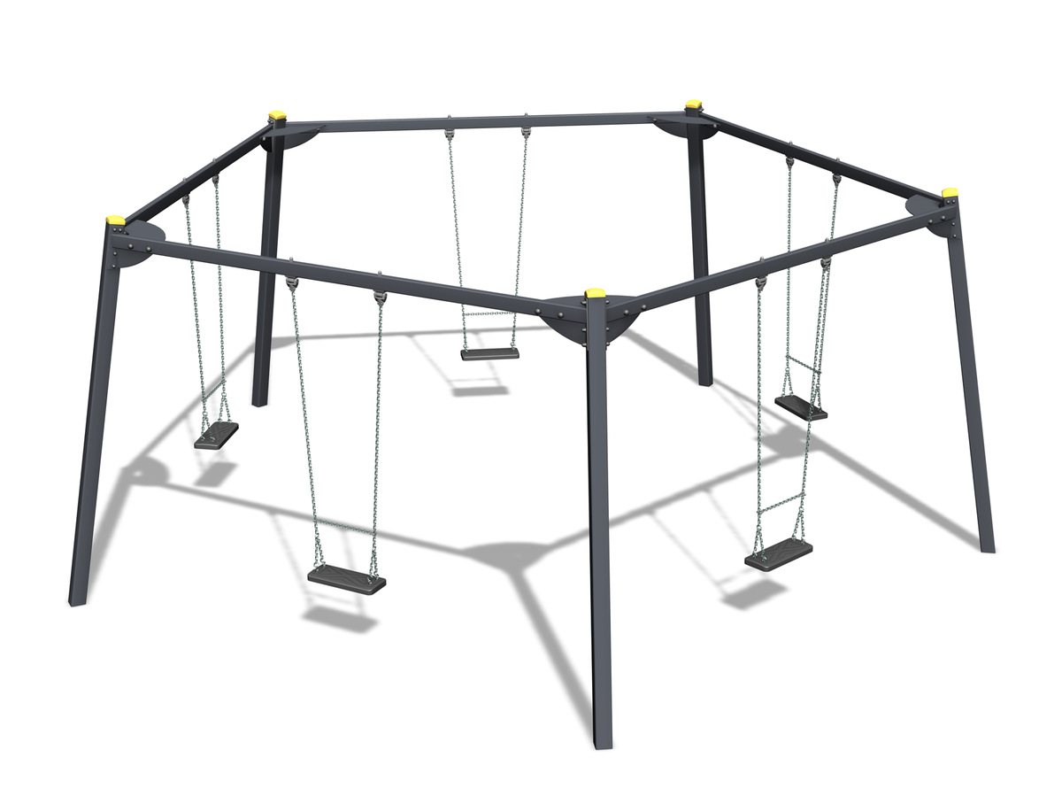 Outdoor Multi-person Playground Swings