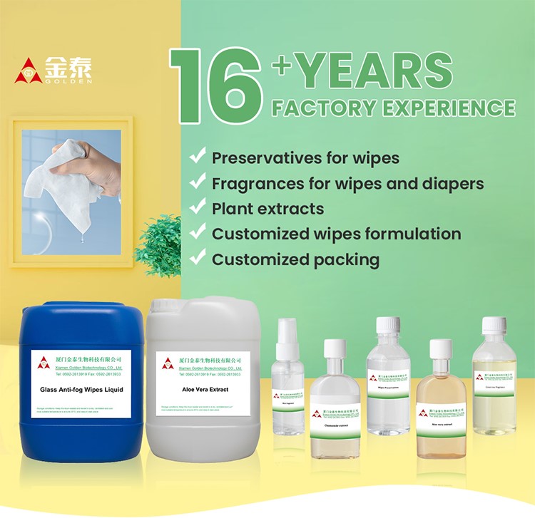Mild Cosmetic Wipes Preservative Liquid