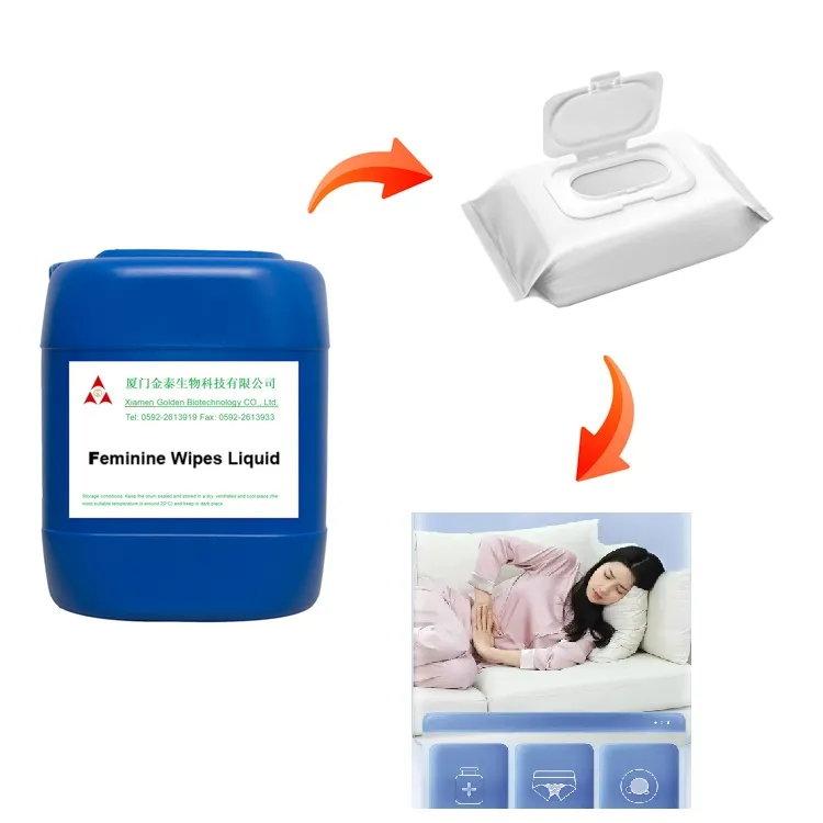 Safe Feminine Wipes Preservative Liquid
