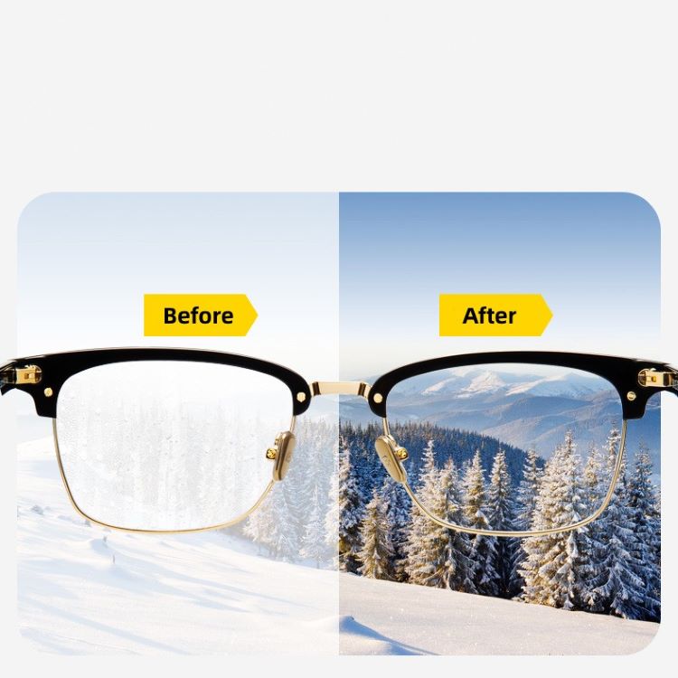 Anti-Fog Lens Wipes Liquid Preservative Formula