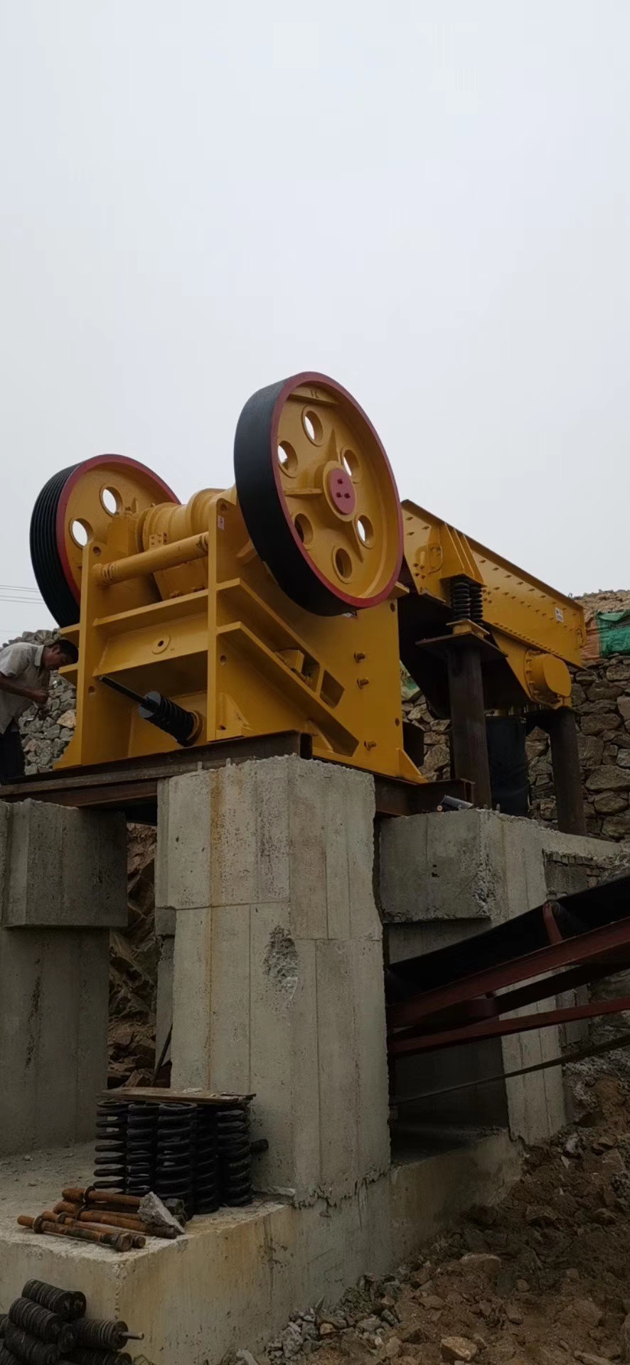 mobile sand making and washing machine