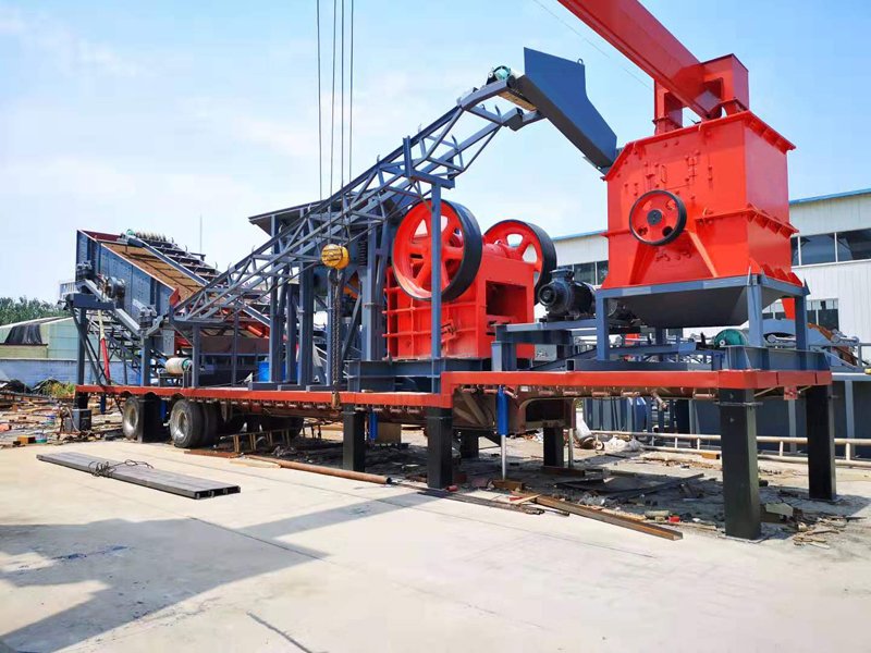 Complete Mobile Cement Stone Crusher