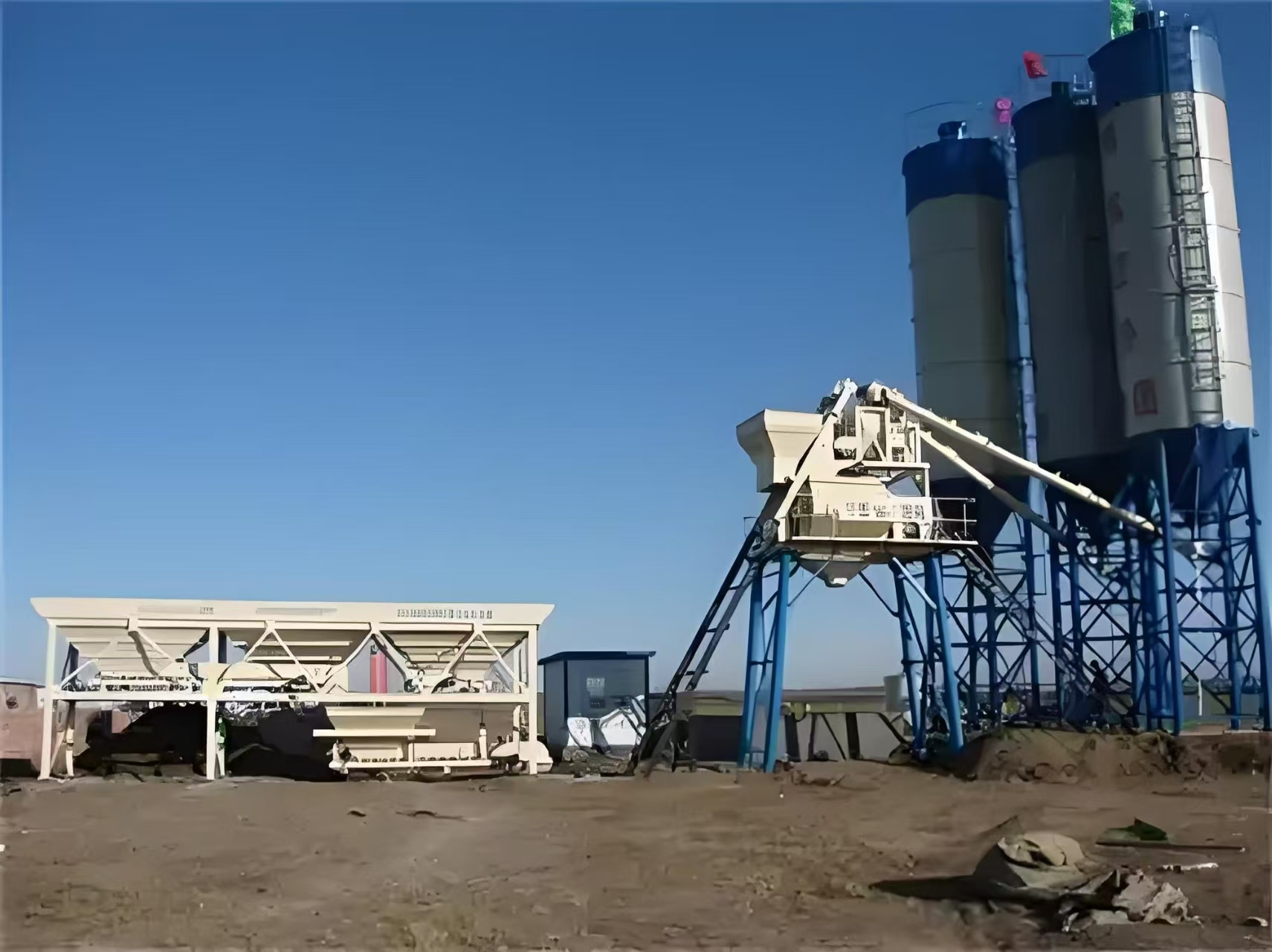 High Effeciency Mobile Cement Mixing Plant