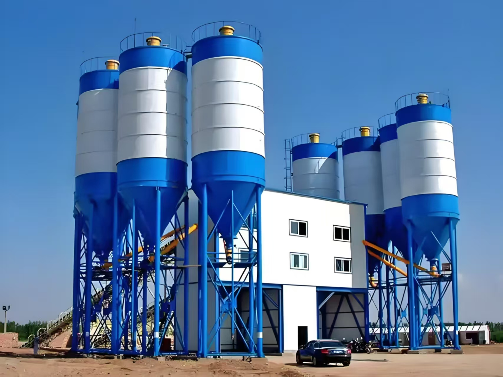 High Effeciency Mobile Cement Mixing Plant