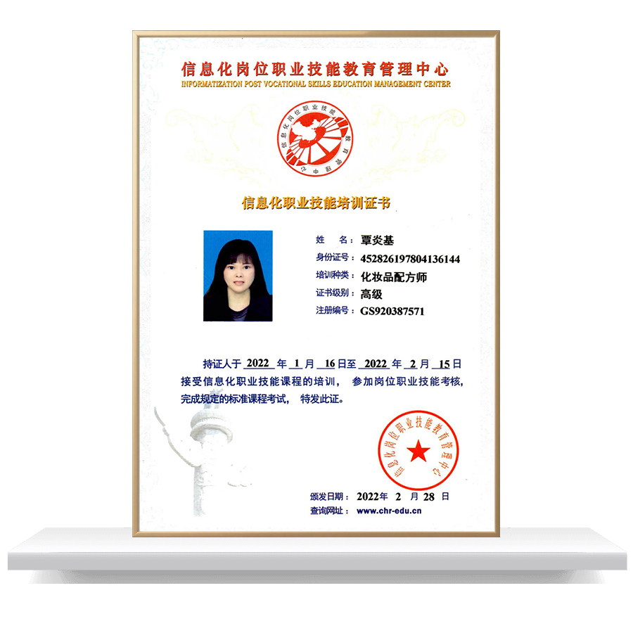 Vocational Skills Training Certificate Vocational Skills Training Certificate