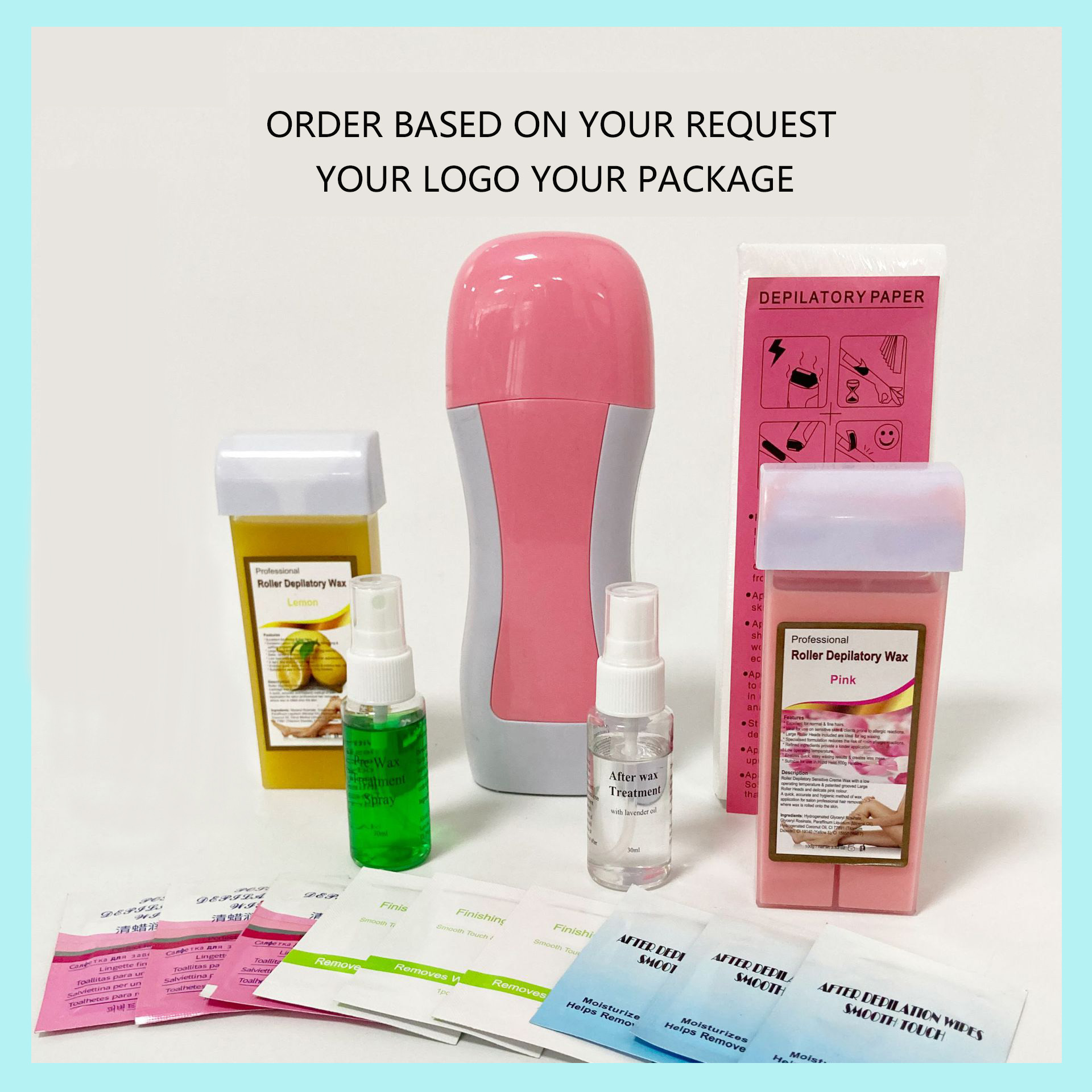 Wax kit F3 ‌Roll-On Wax kit Smooth Skin Easy Application Quick Hair Removal‌