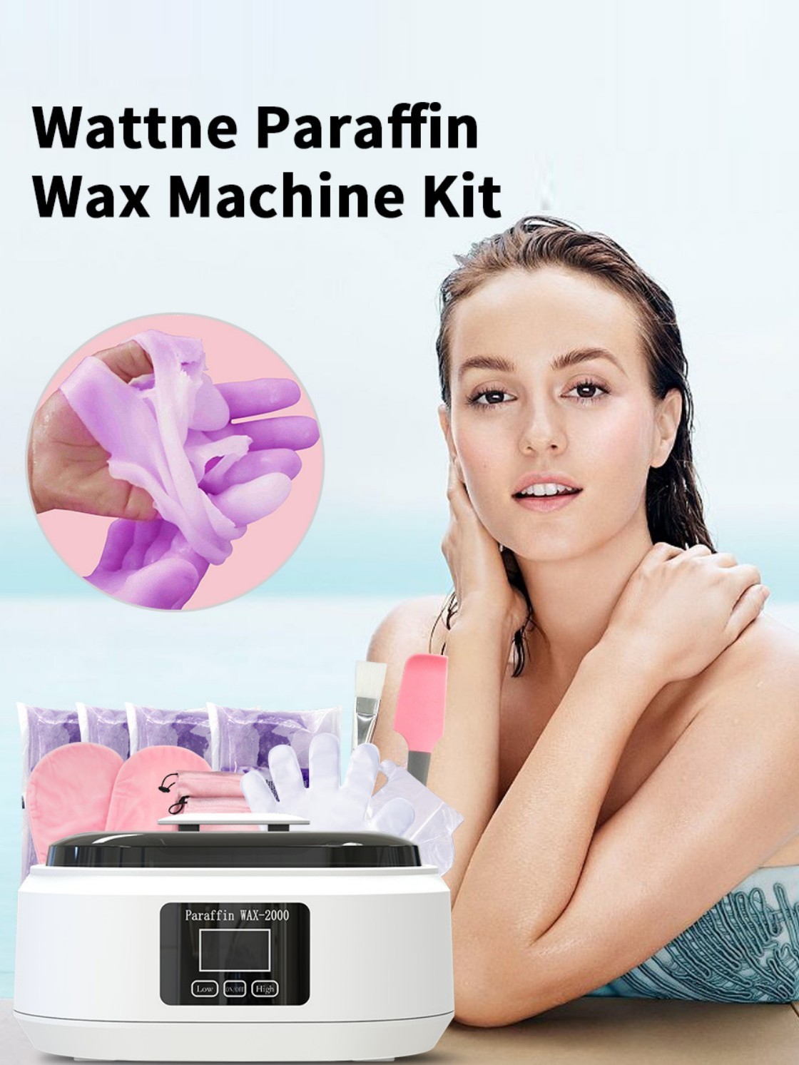 Hair Removal Wax Kit