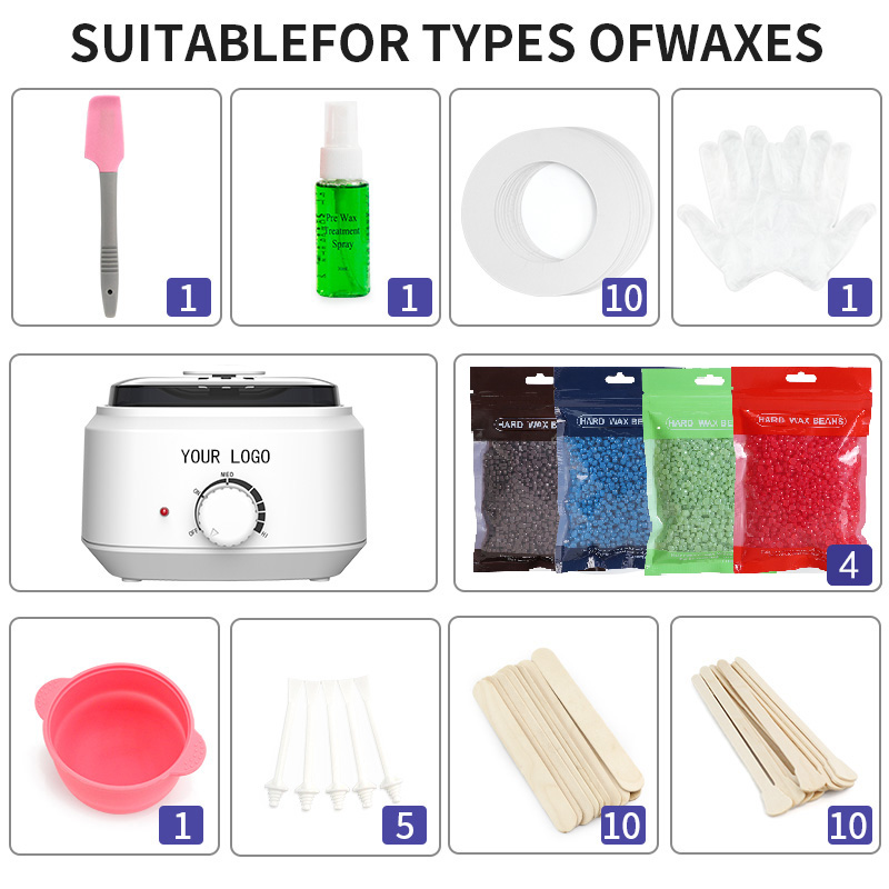 Wax Kit 200 Smooth Skin Best Waxing Kit Hot Wax set Perfect At Home Waxing