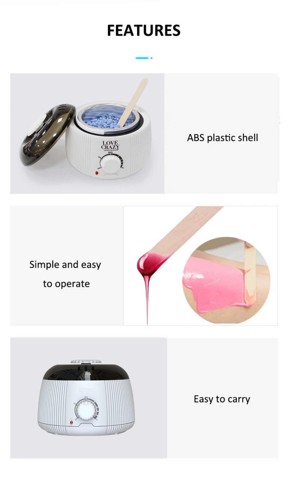 Hard Wax Heater For Waxing
