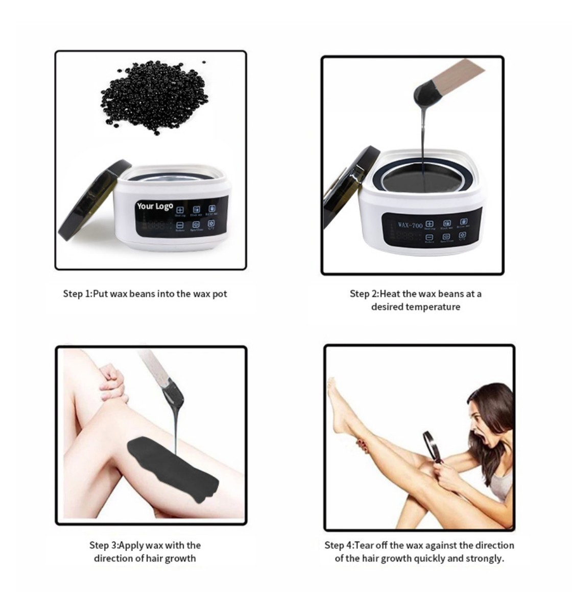 Professional Wax Heater For Hear Revomal