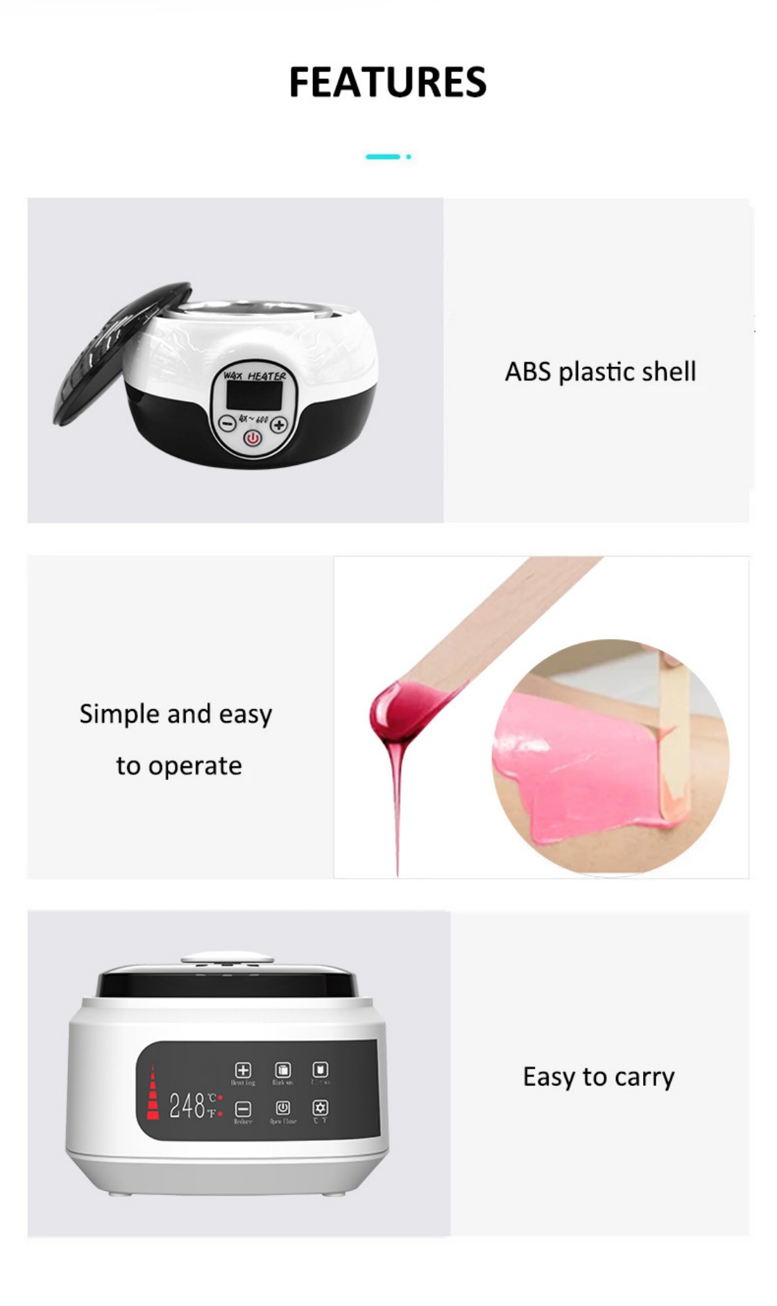 Hot Wax Pot Warmer for heat wax