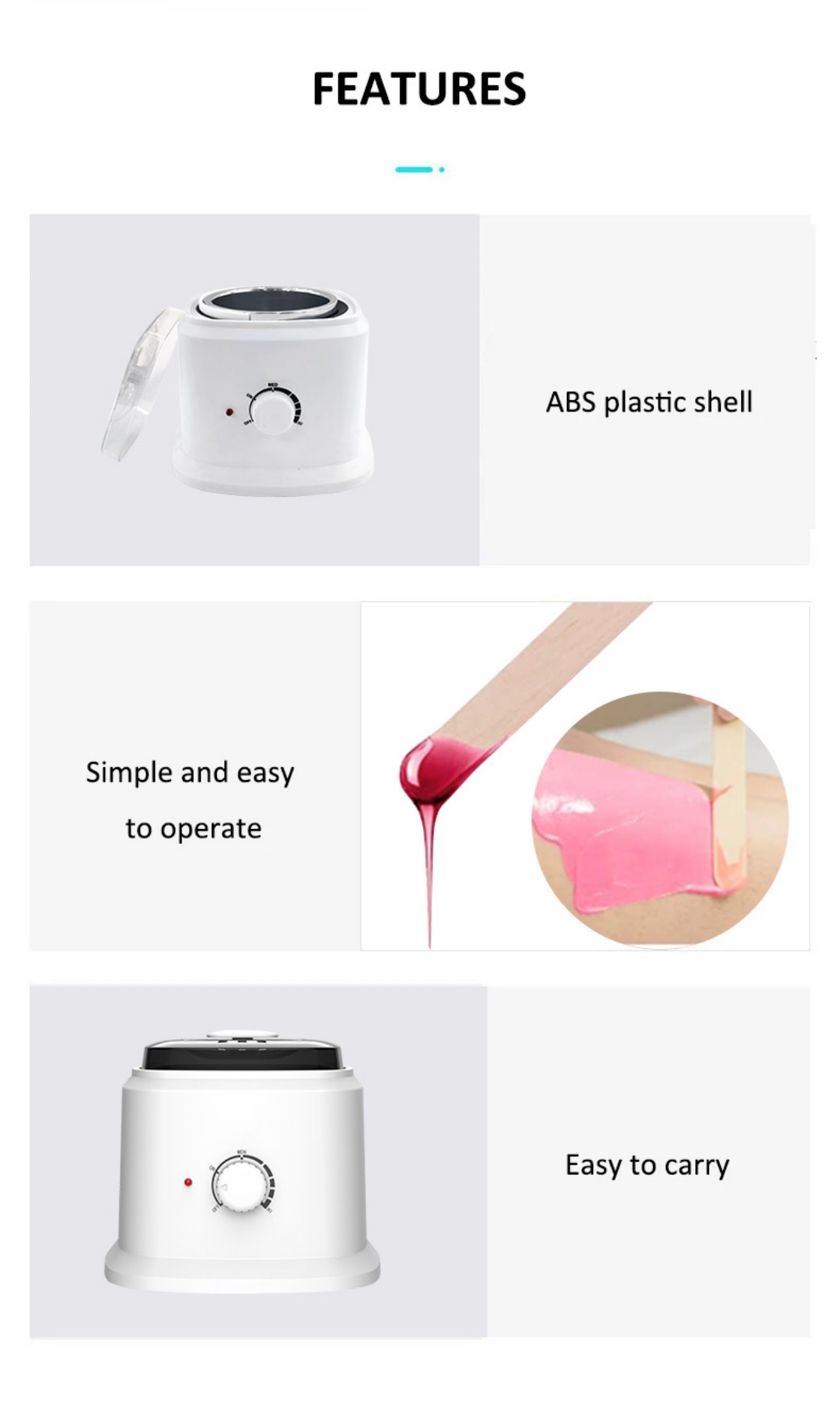 Waxing Warmer For Beauty Salon For Hair Removal