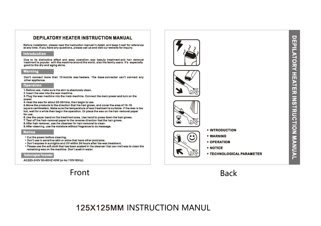 Wax Machine Kit Roll