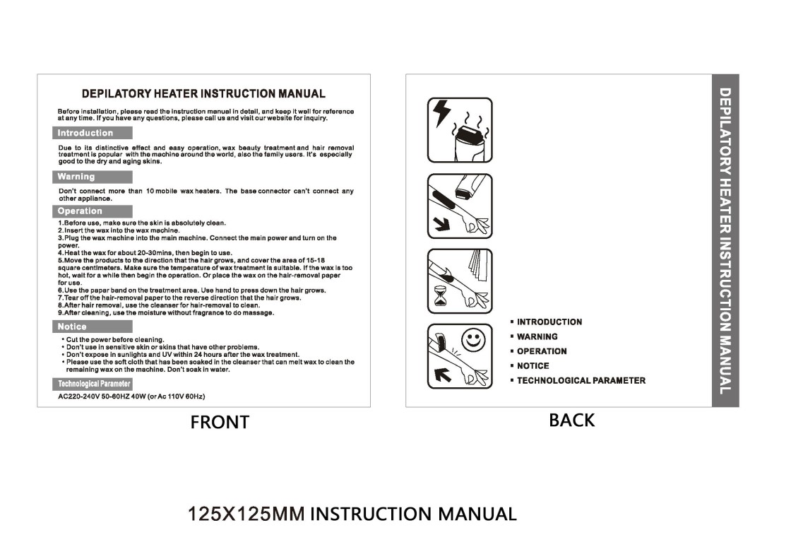 sensitive skin Roll wax